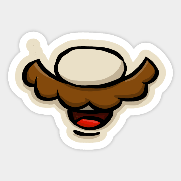 Plumber's Mask Sticker by kg07_shirts